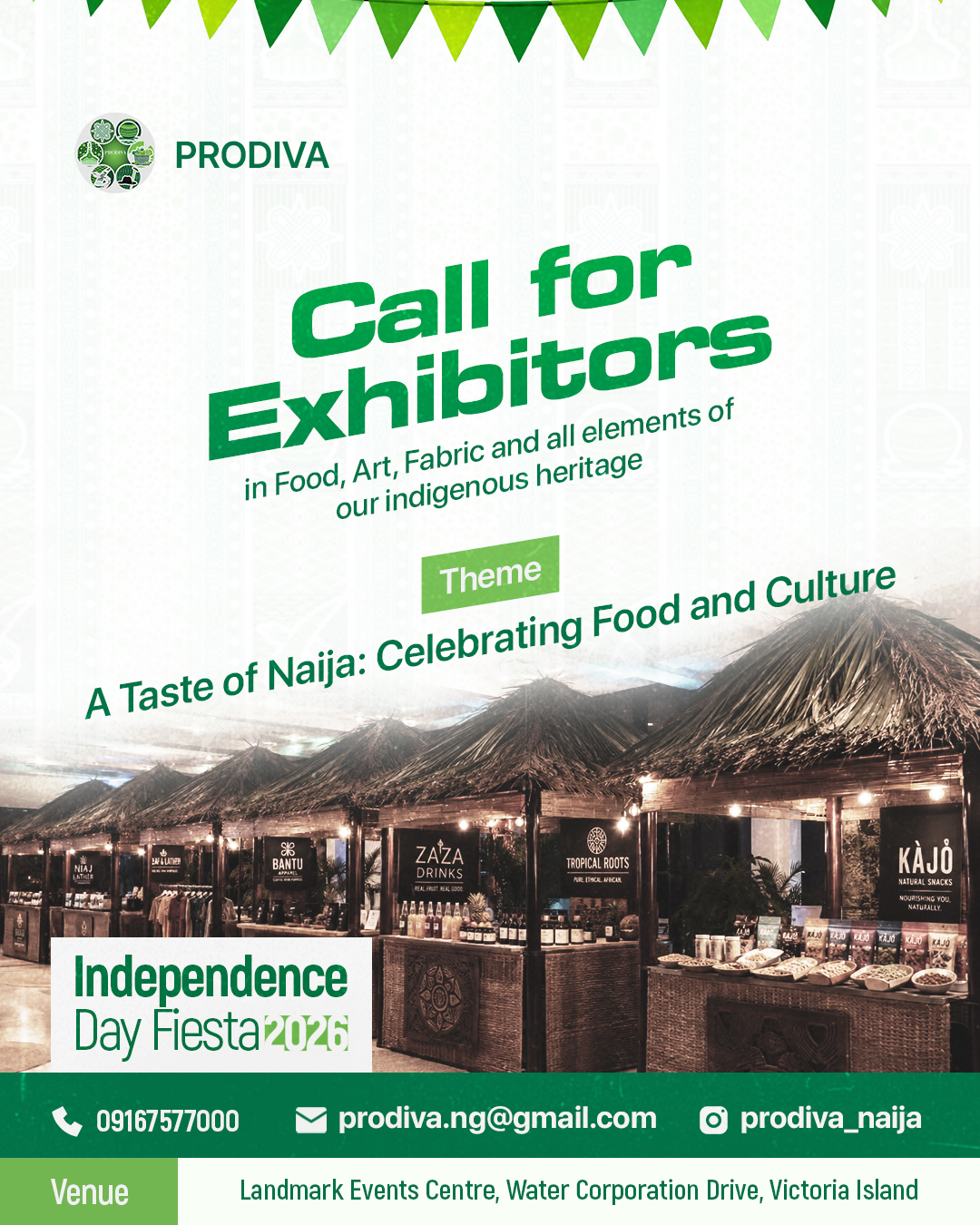 Call for exhibitors at Prodiva Independence Day Fiesta 2026